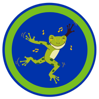 Frog Music Show Badge