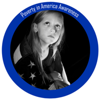 Kids Poverty in America  Badge