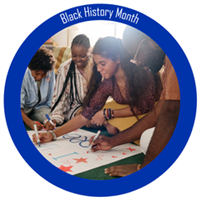 Kids Black History Month Badge