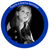 Poverty in America Awareness  Badge